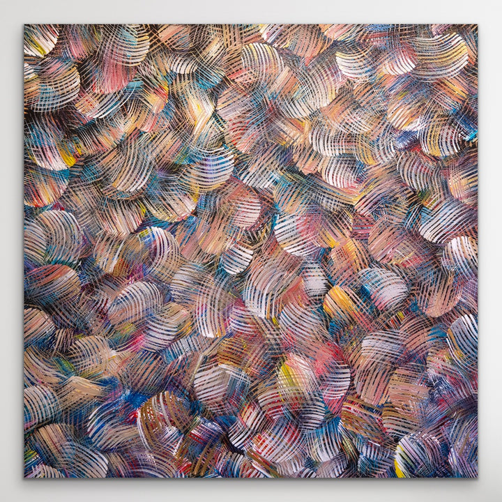 Colorful Dance Limited Edition abstract painting reproduced on high definition metal.