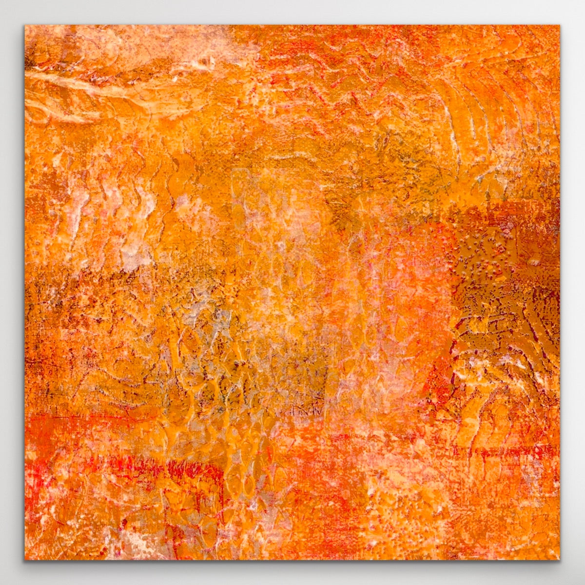Pumpkin Spice - Open Edition Abstract Painting | Creatify Art Hub