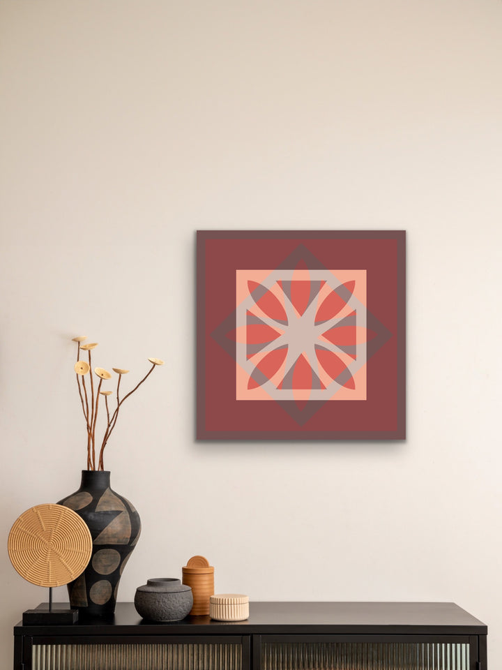 Red Framed Poster