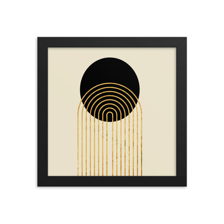 Nightfall framed poster 10" by 10"