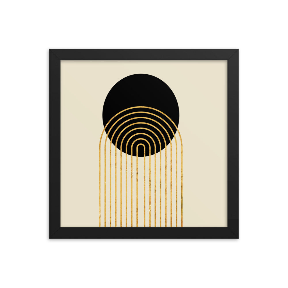 Nightfall framed poster 12" by 12"
