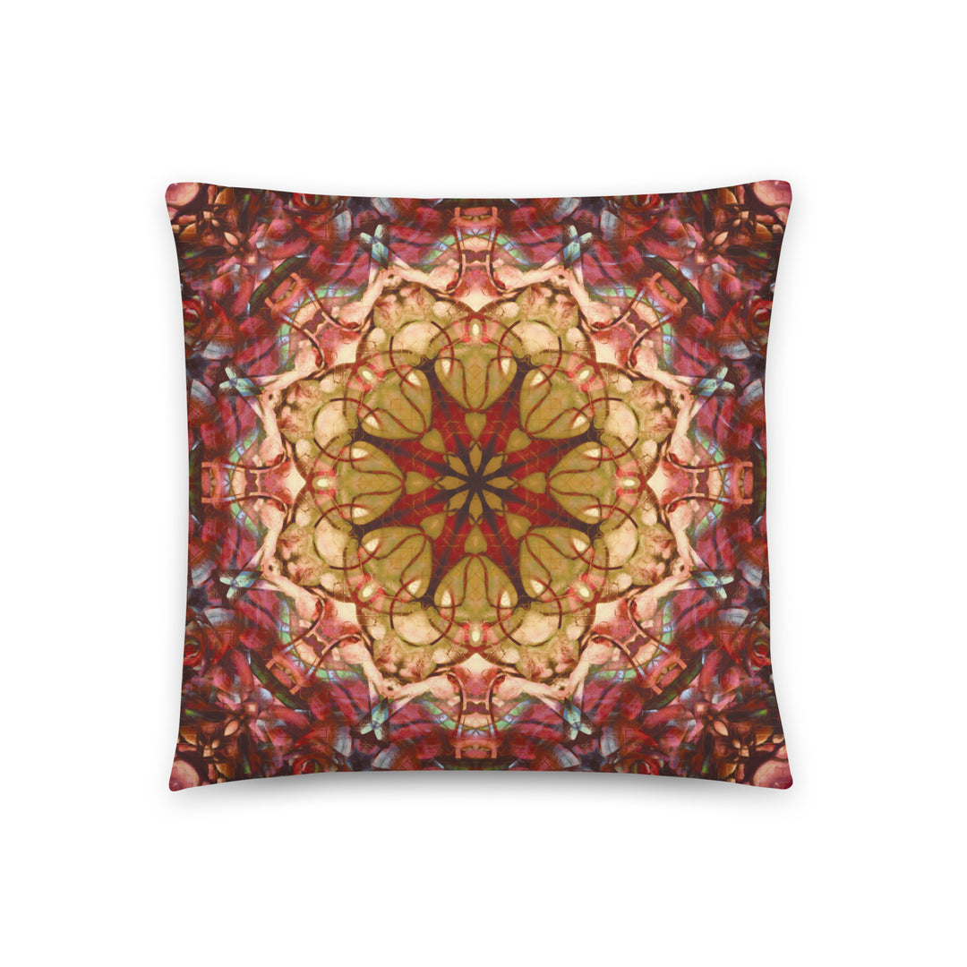 Red Boho Pillow