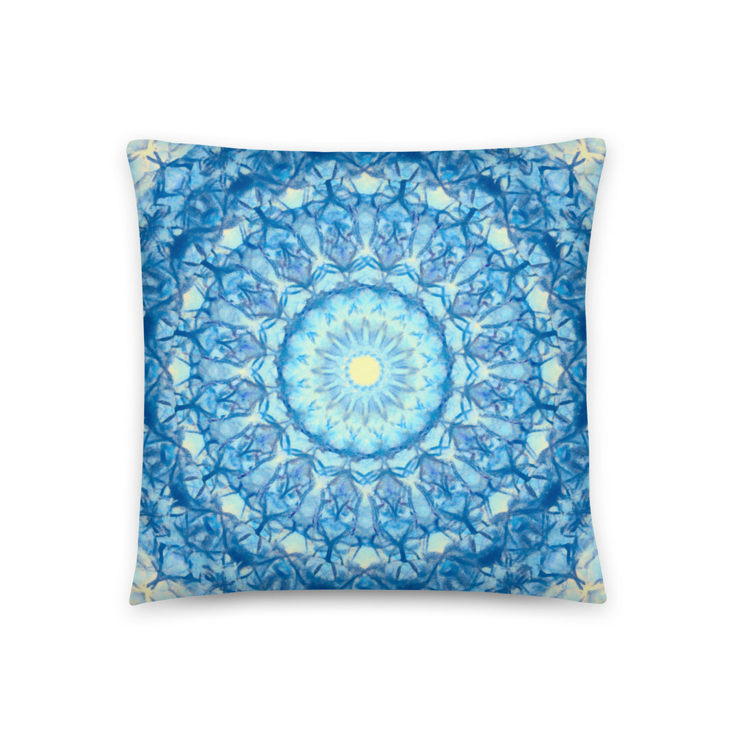 Blue Boho Pillow