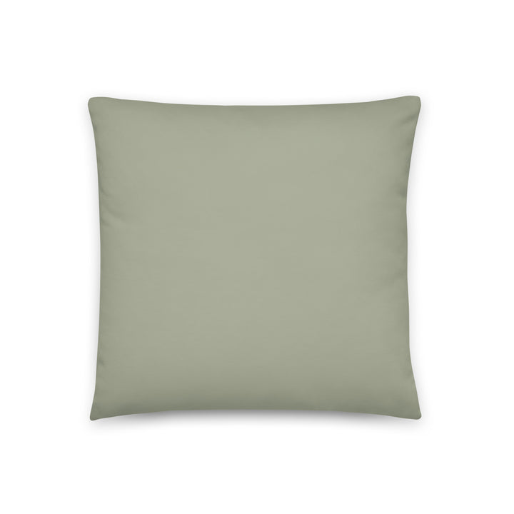 Solid Sage Green Pillow. Earth Tones Collection.