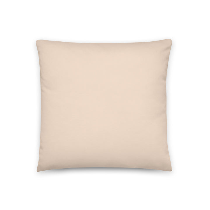 Light Peach Throw pillow.  Purple Simplicity collection.