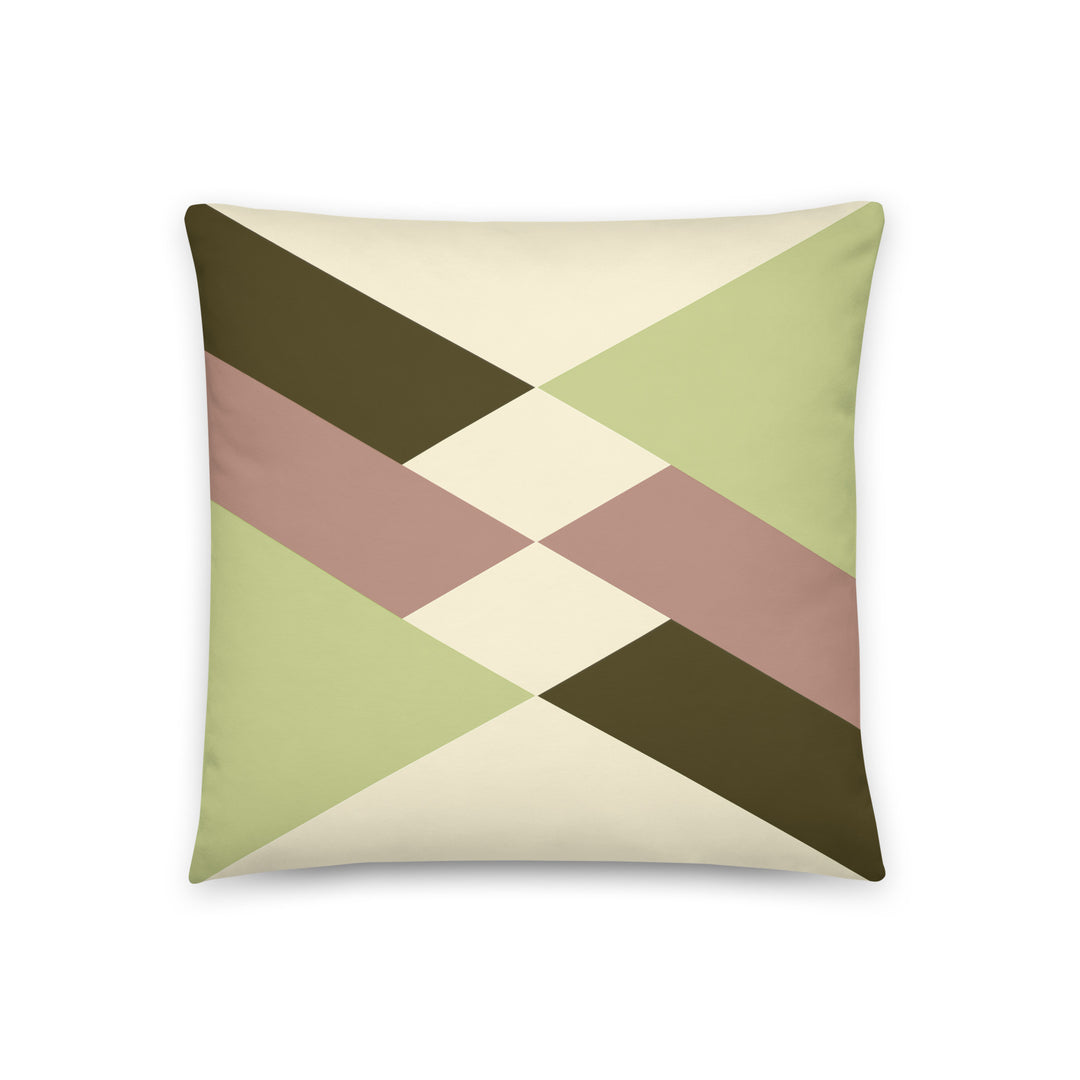 Modern Green Throw Pillow