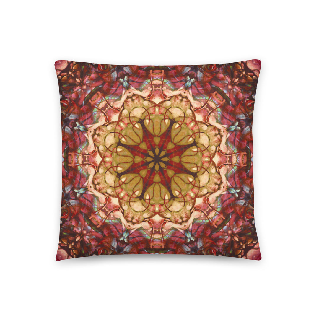 Red Boho Pillow