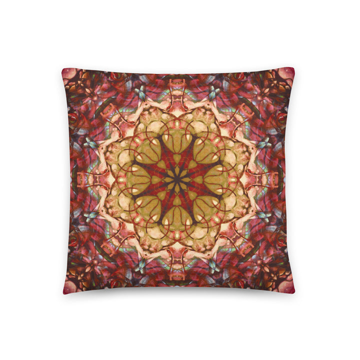 Red Boho Pillow