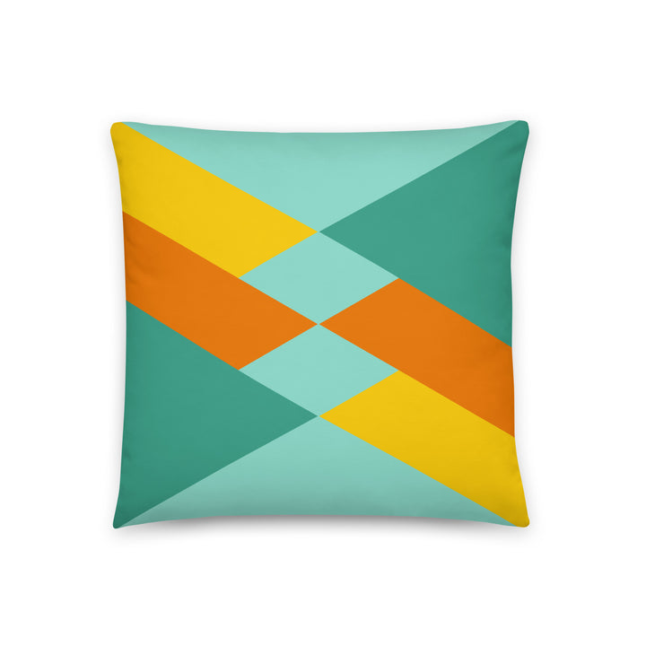 Geometric pillow.  Bright Collection.