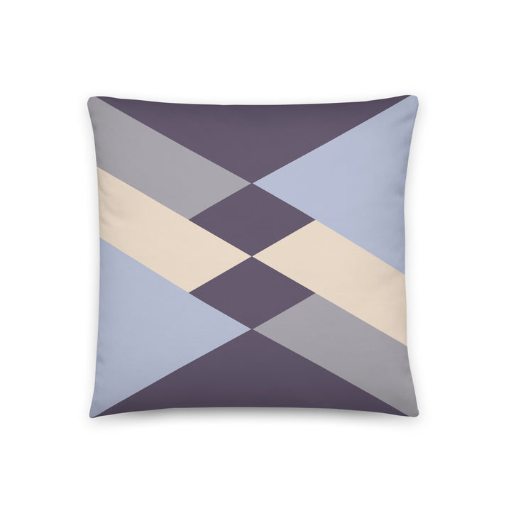 Geometric Purple Throw Pillow.  Purple Simplicity Collection.