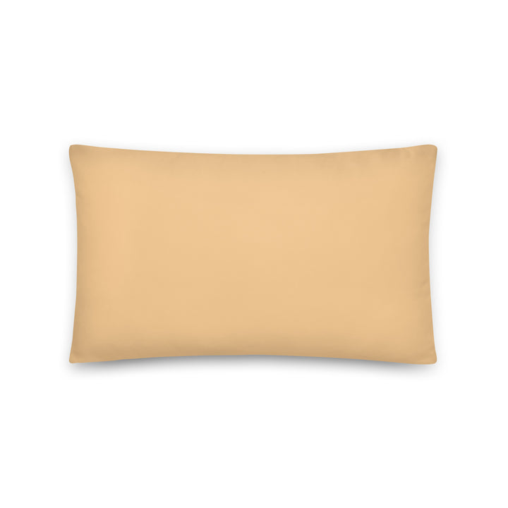 Solid Golden Yellow Throw Pillow. Earth Tones Collection.