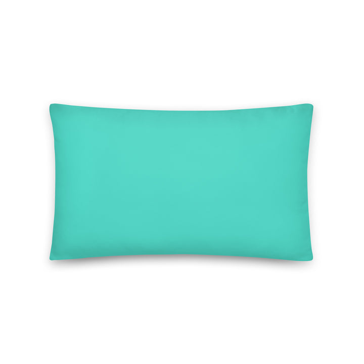 Light Aqua Blue Throw pillow. Bright Collection.