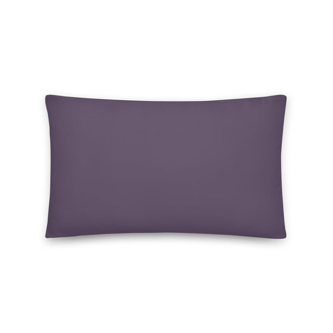 Purple throw pillow. Purple Simplicity Collection.