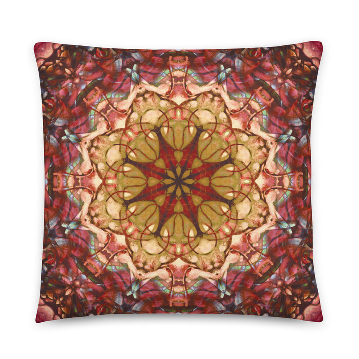 Red Boho Pillow
