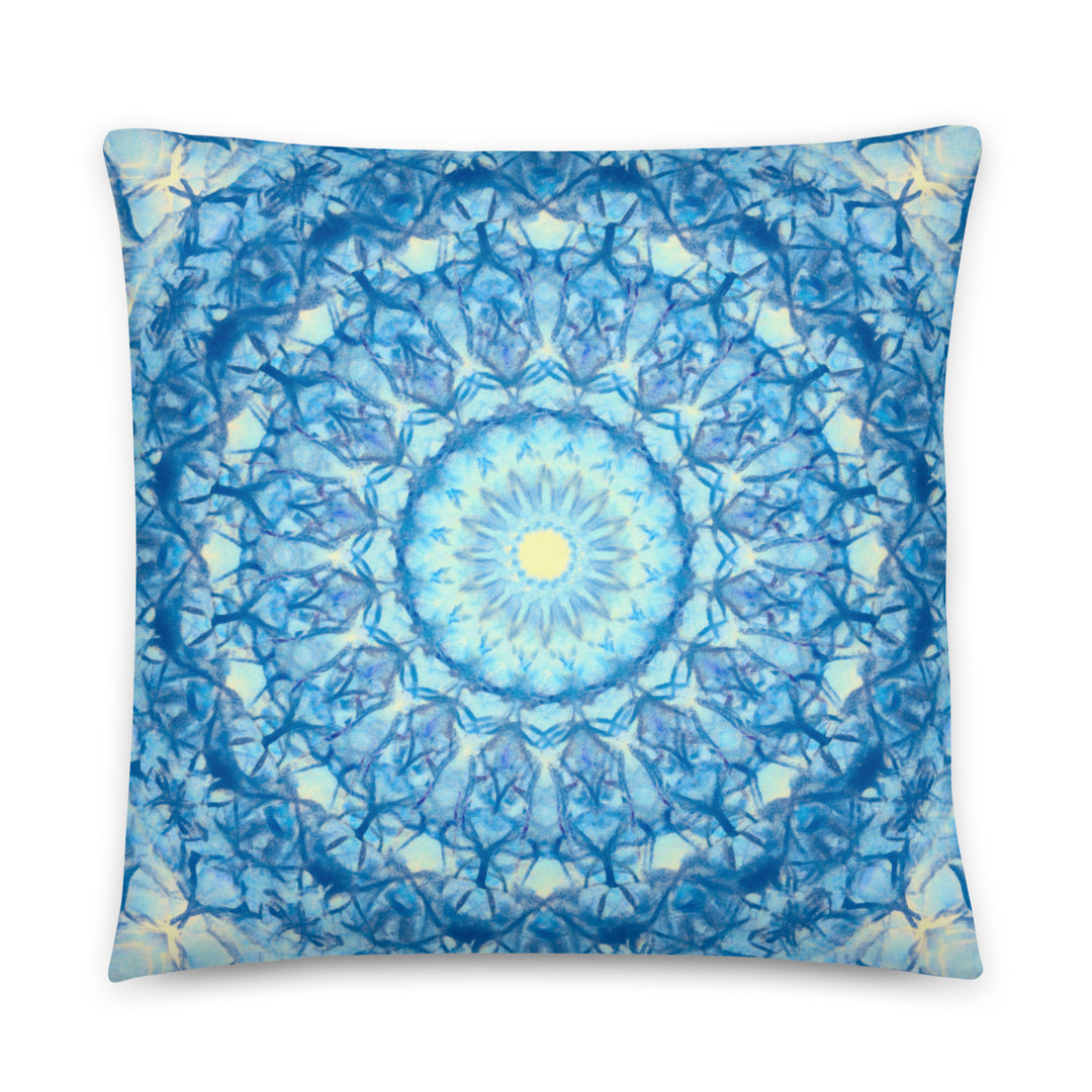 Blue Boho Pillow