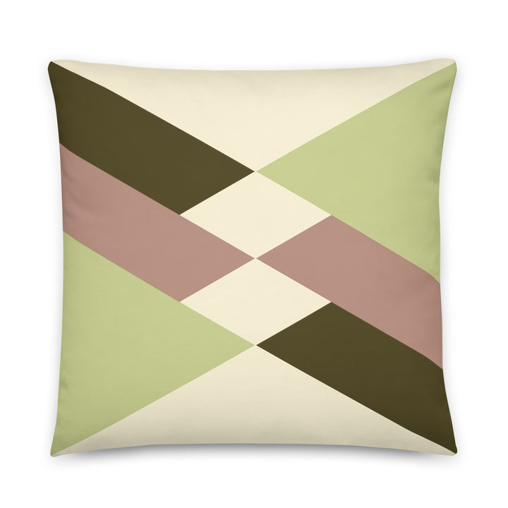Modern Green Throw Pillow