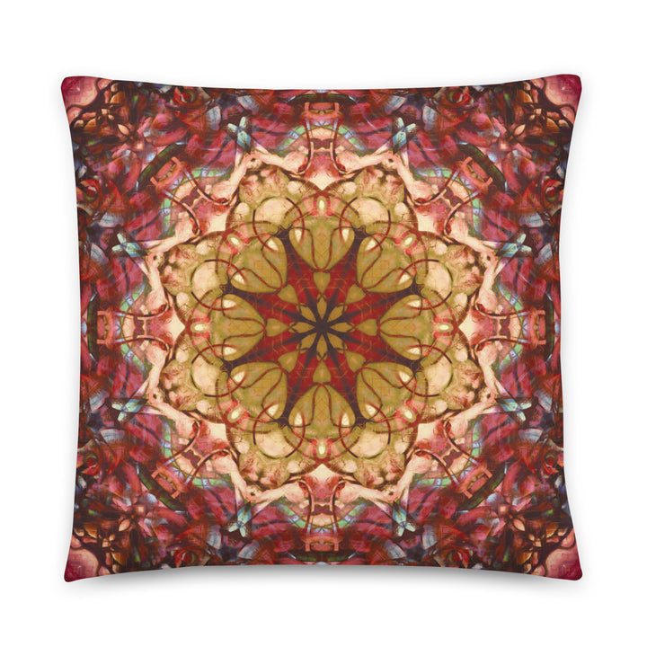 Red Boho Pillow