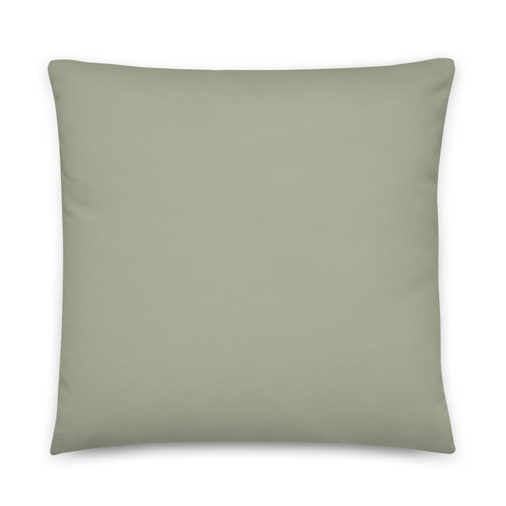 Solid Sage Green Pillow. Earth Tones Collection.