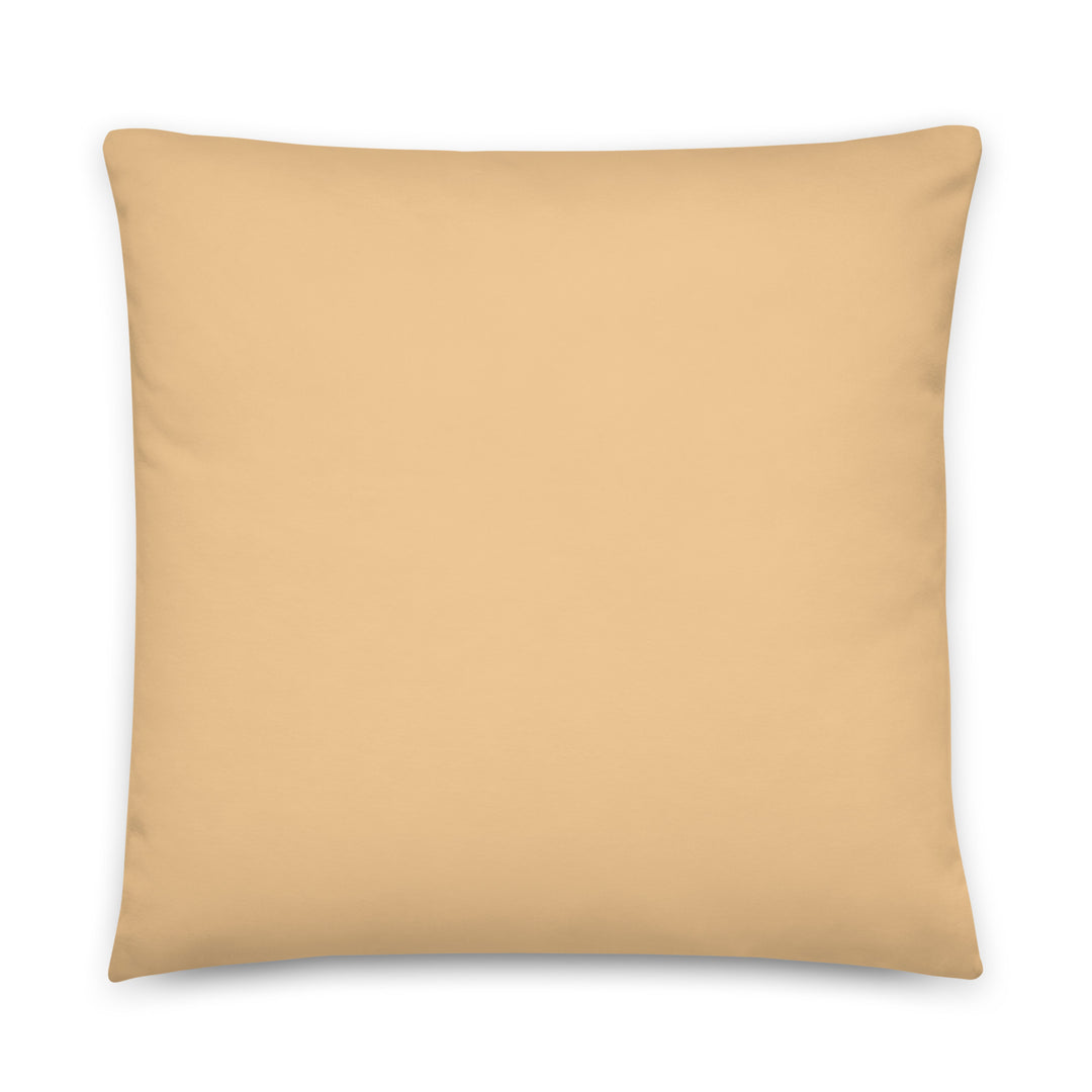 Solid Golden Yellow Throw Pillow. Earth Tones Collection.