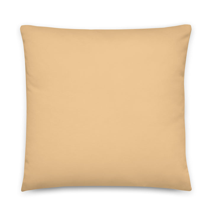 Solid Golden Yellow Throw Pillow. Earth Tones Collection.