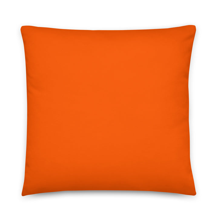 Solid Red Throw Pillow. Bright Collection.