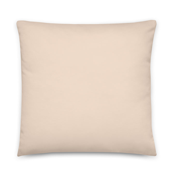 Light Peach Throw pillow.  Purple Simplicity collection.