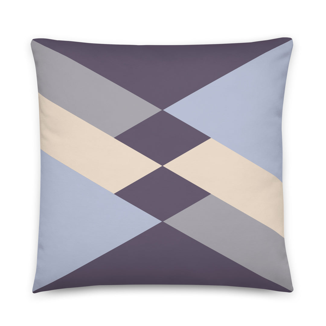 Geometric Purple Throw Pillow.  Purple Simplicity Collection.