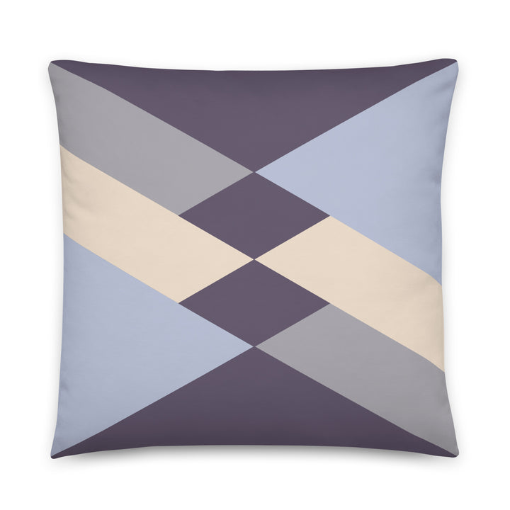 Geometric Purple Throw Pillow.  Purple Simplicity Collection.