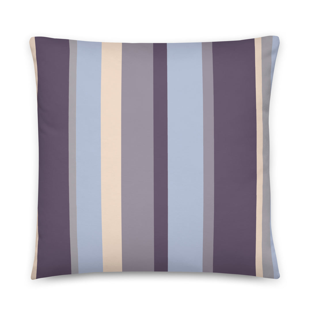 Purple Striped Thow Pillow.  Purple Simplicity Collection.