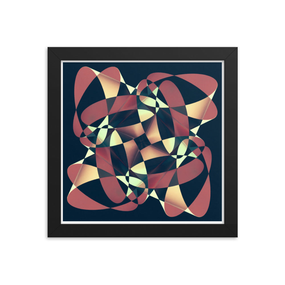 Twisted framed poster