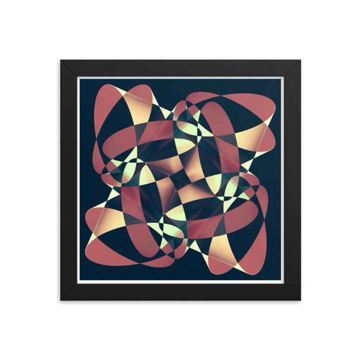 Twisted framed poster