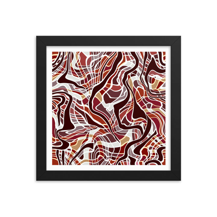 Organic Dance Framed Poster