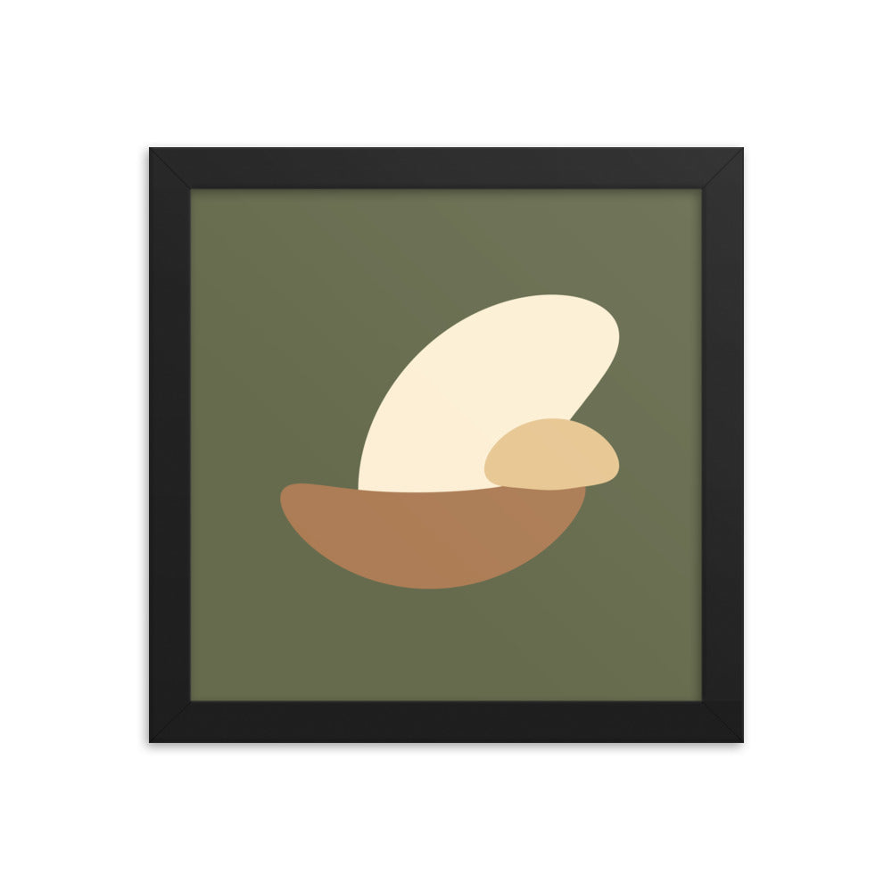 Earth Tones Framed Poster. Earth Tones Collection.