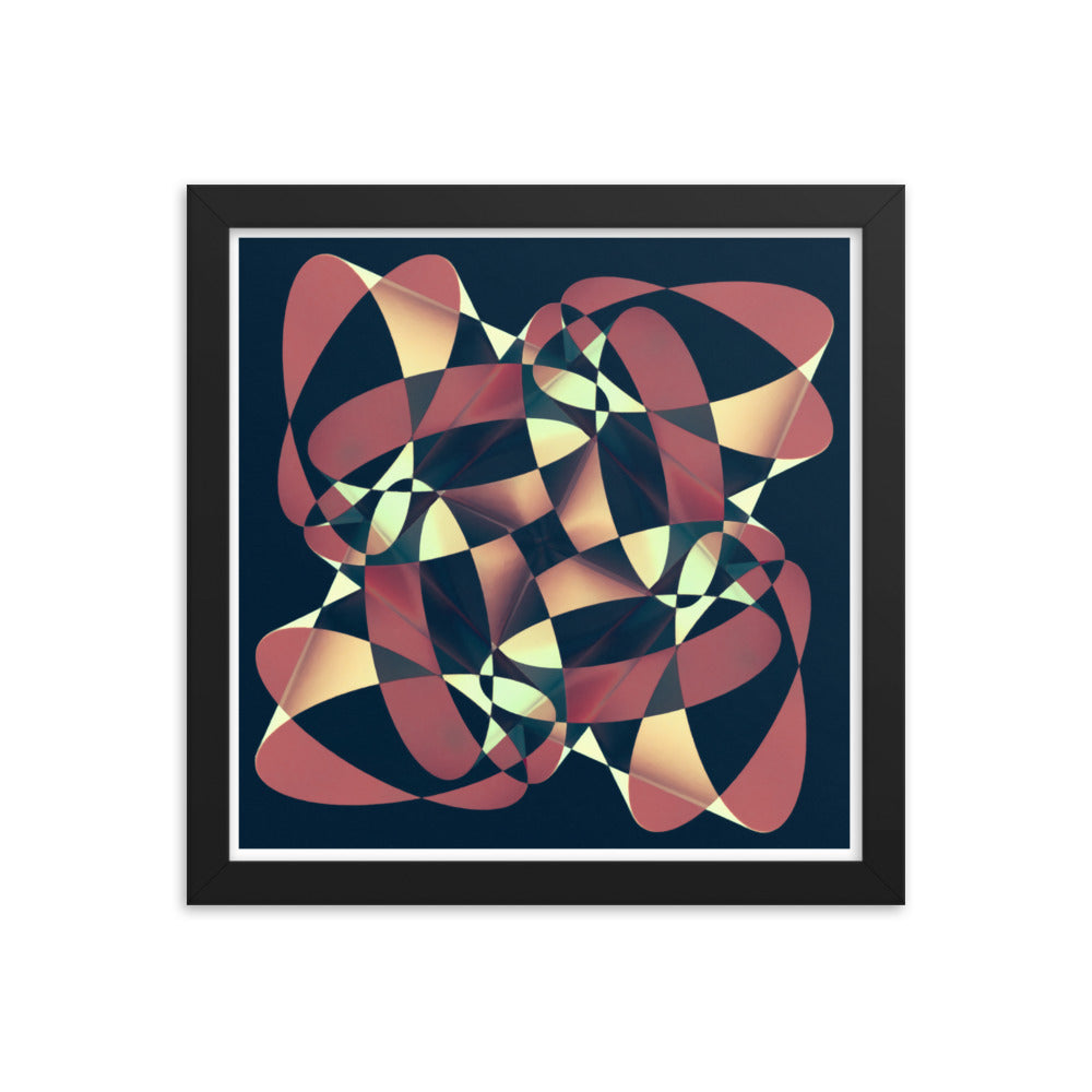 Twisted framed poster
