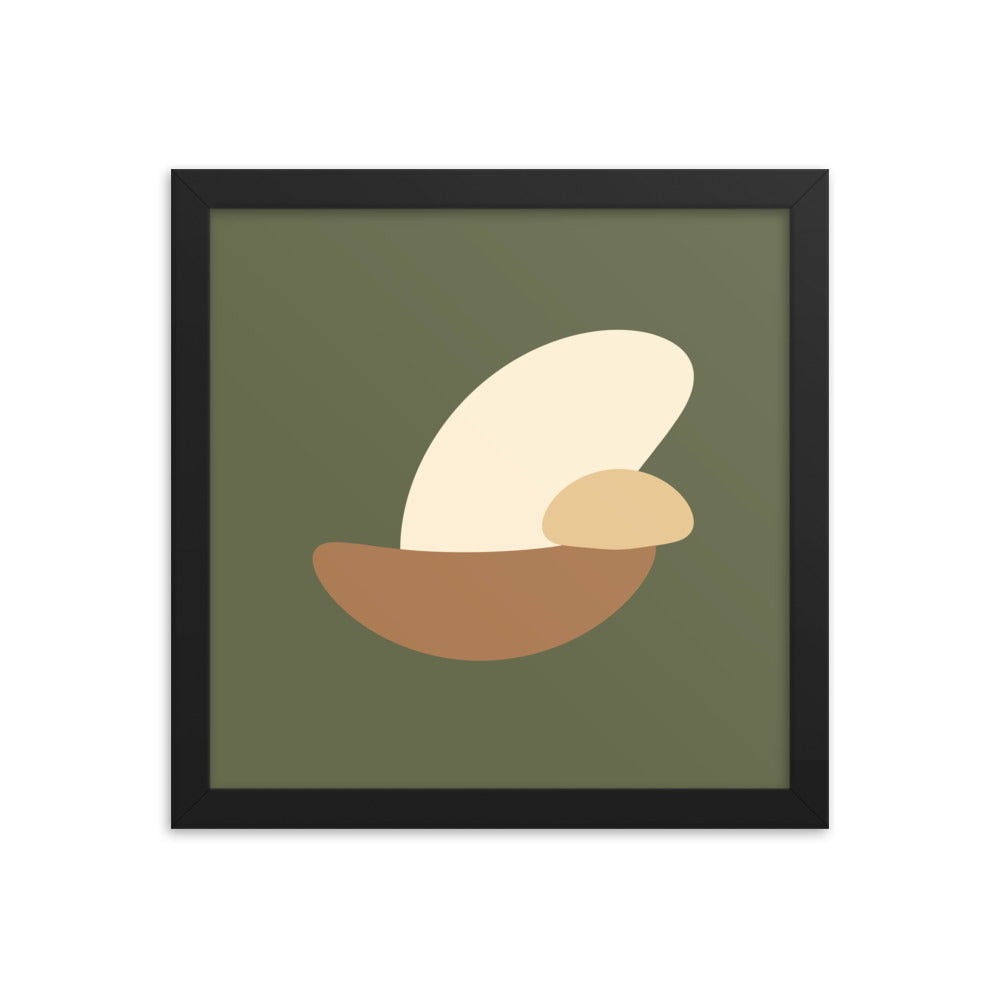 Earth Tones Framed Poster. Earth Tones Collection.