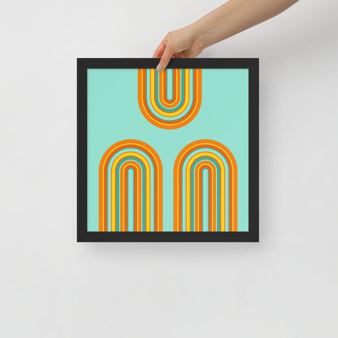 Arches framed poster. Bright Collection.