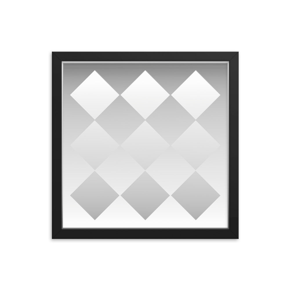 Modern Silver Poster