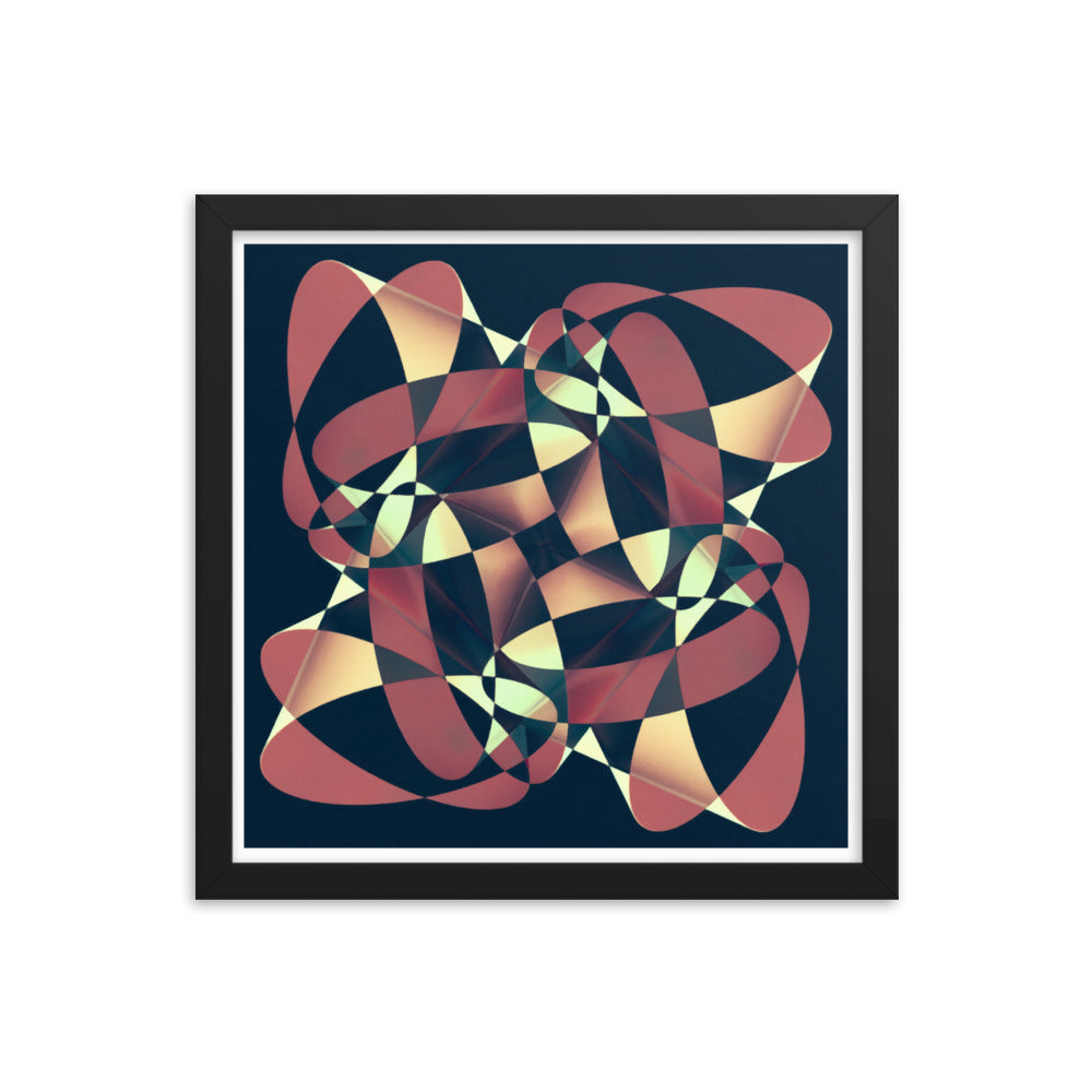 Twisted framed poster