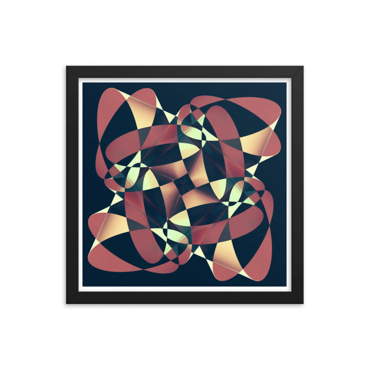 Twisted framed poster