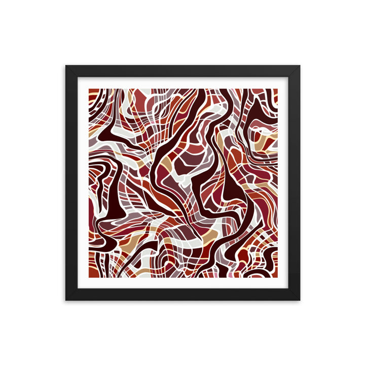 Organic Dance Framed Poster