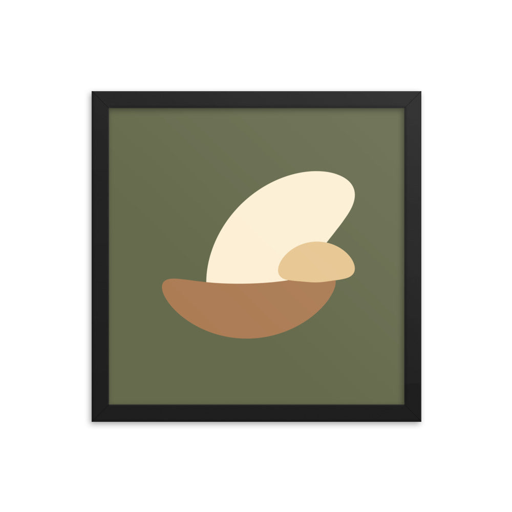 Earth Tones Framed Poster. Earth Tones Collection.