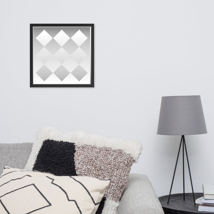 Modern Silver Poster