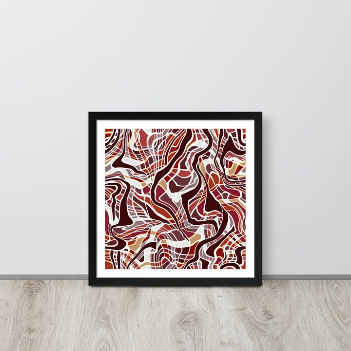 Organic Dance Framed Poster