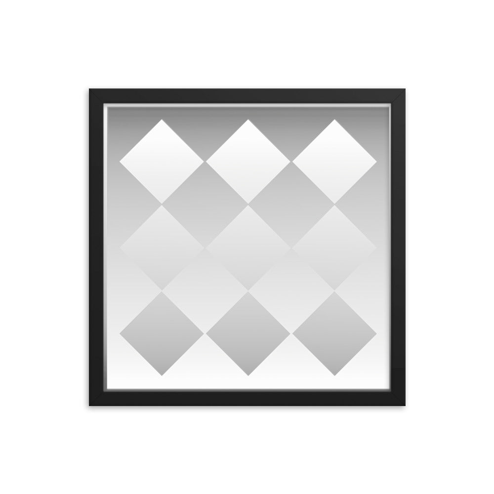 Modern Silver Poster