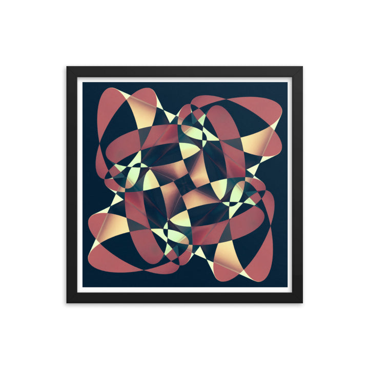 Twisted framed poster