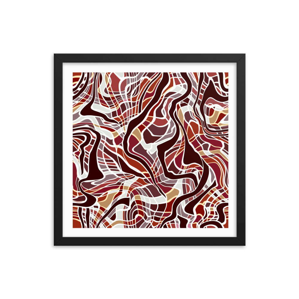 Organic Dance Framed Poster