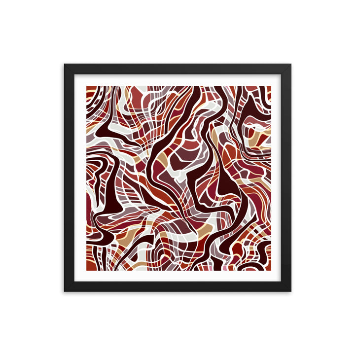 Organic Dance Framed Poster