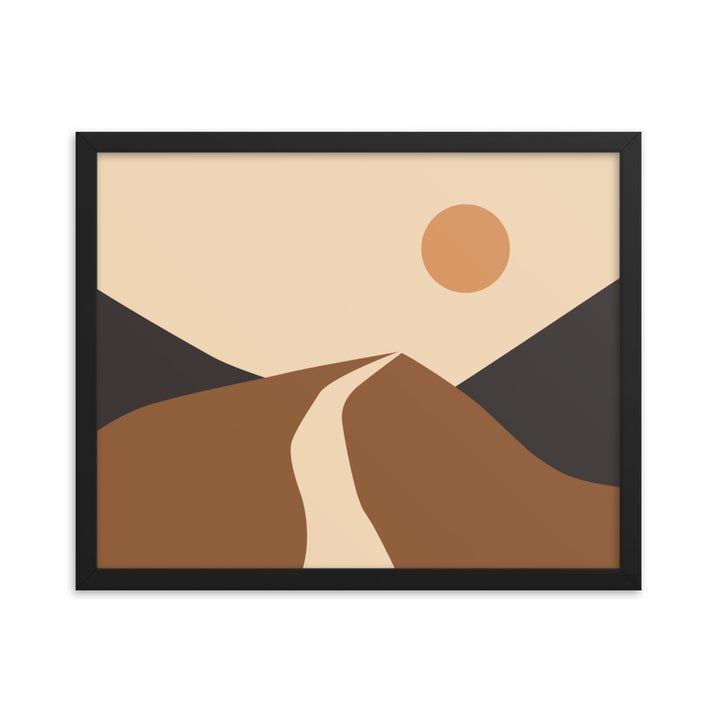 Simple Landscape Framed Poster