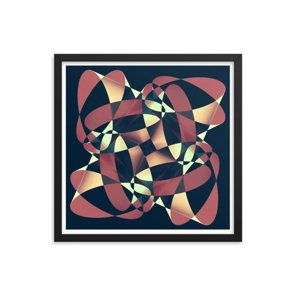 Twisted framed poster