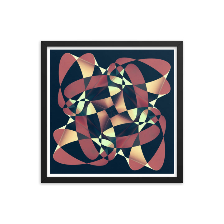 Twisted framed poster